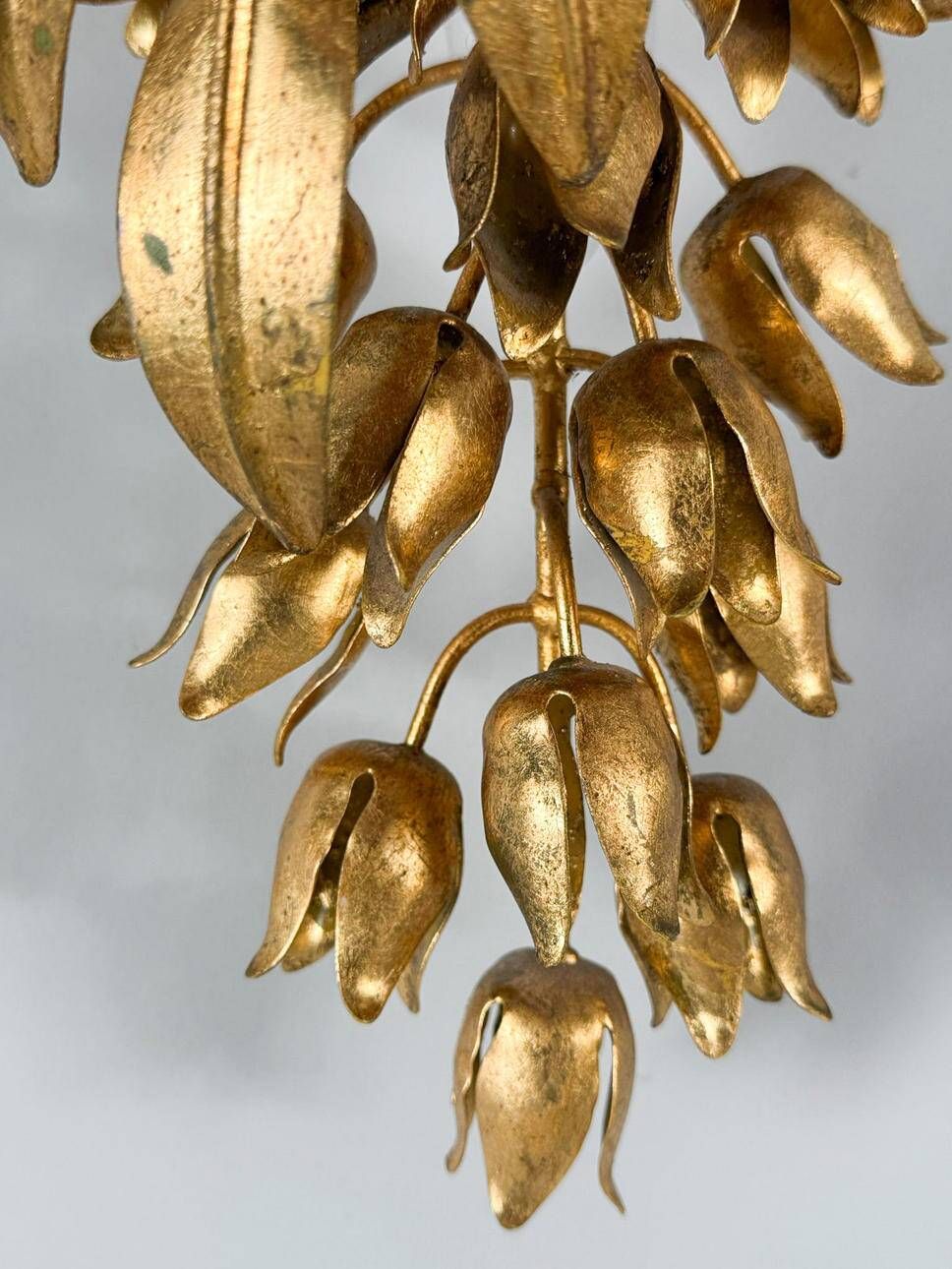 Hans Kögl. Wall lamp/ceiling lamp, 'Pioggia D'oro', Germany, 1960s.