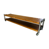Table basse en  bois et acier