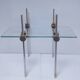 display shelf glass metal design 70-80