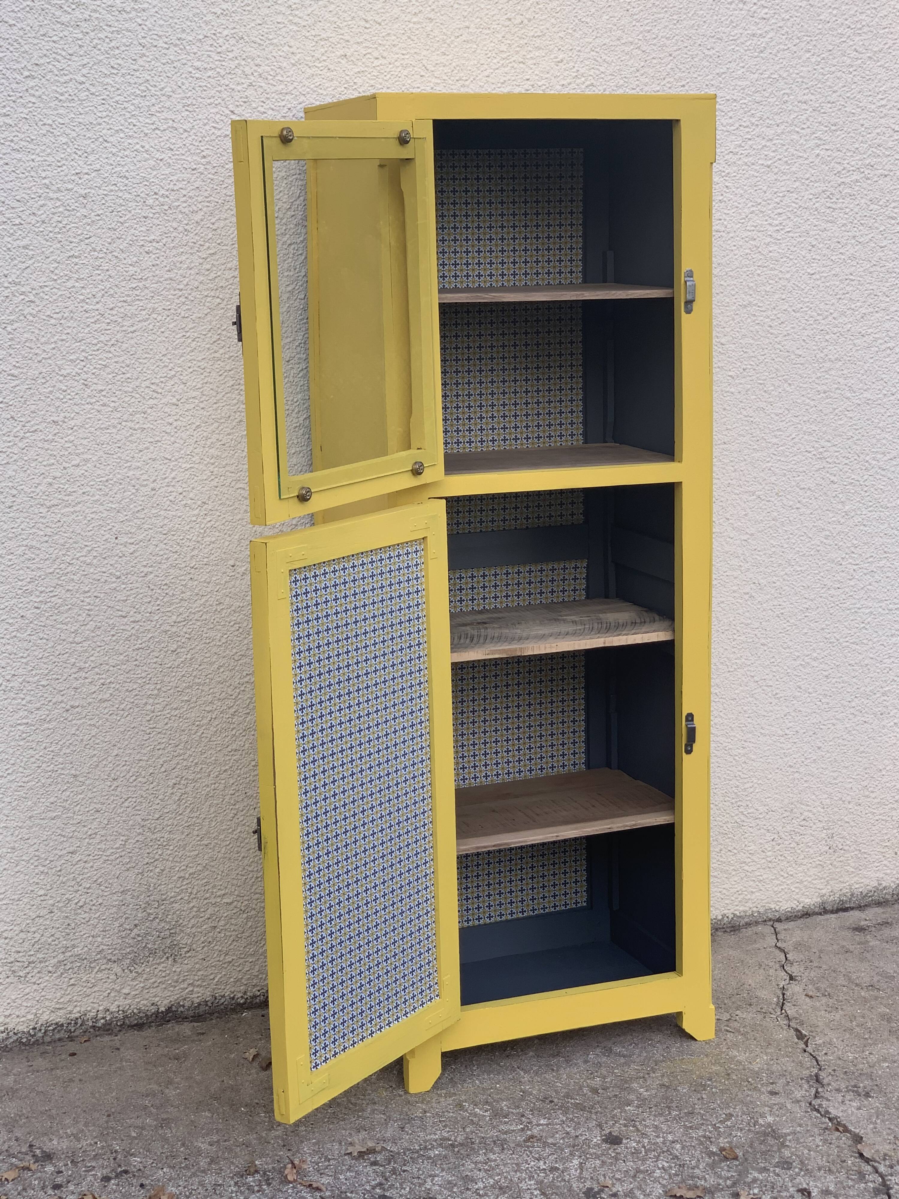 Powder yellow Parisian buffet 1950