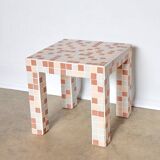 Mosaic tile side table