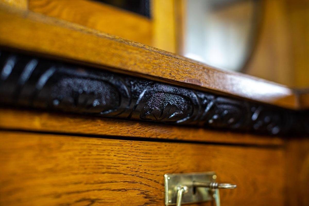 Art Nouveau Sideboard with Oak, 1890s