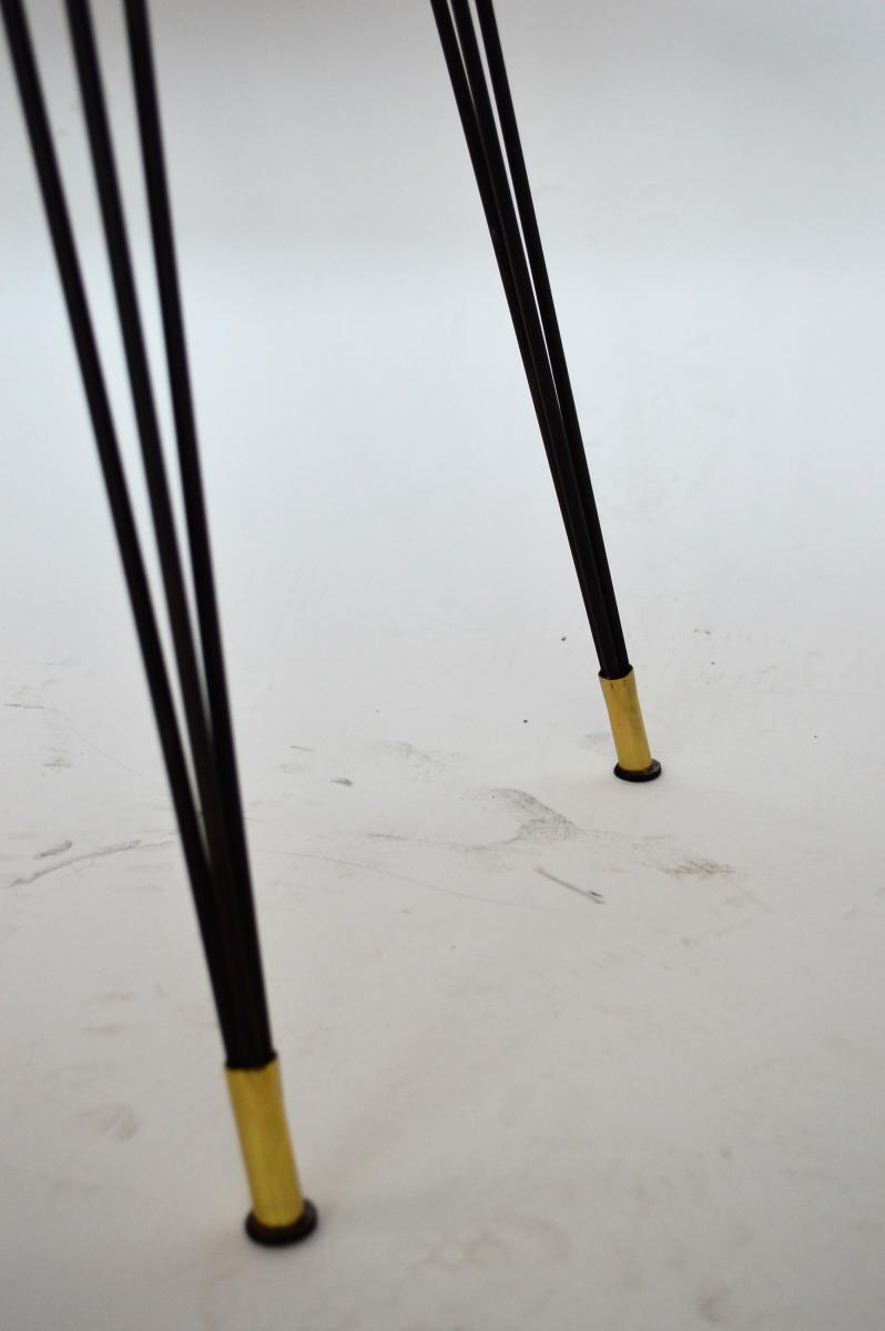 Italy 1950 s oval marble coffee table