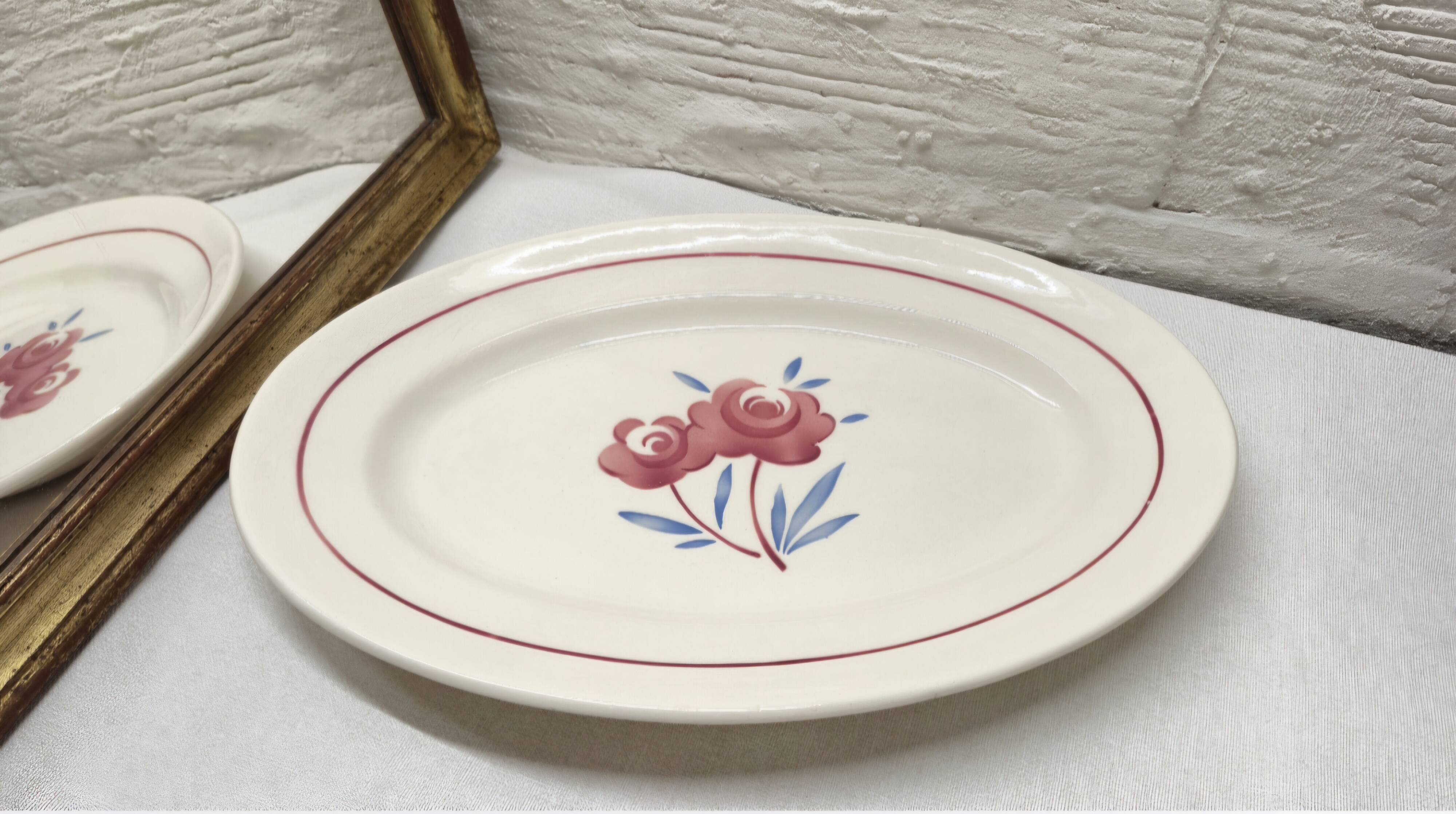 Badonvillers oval dish