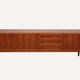 1960s sideboard in walnut, 240cm
