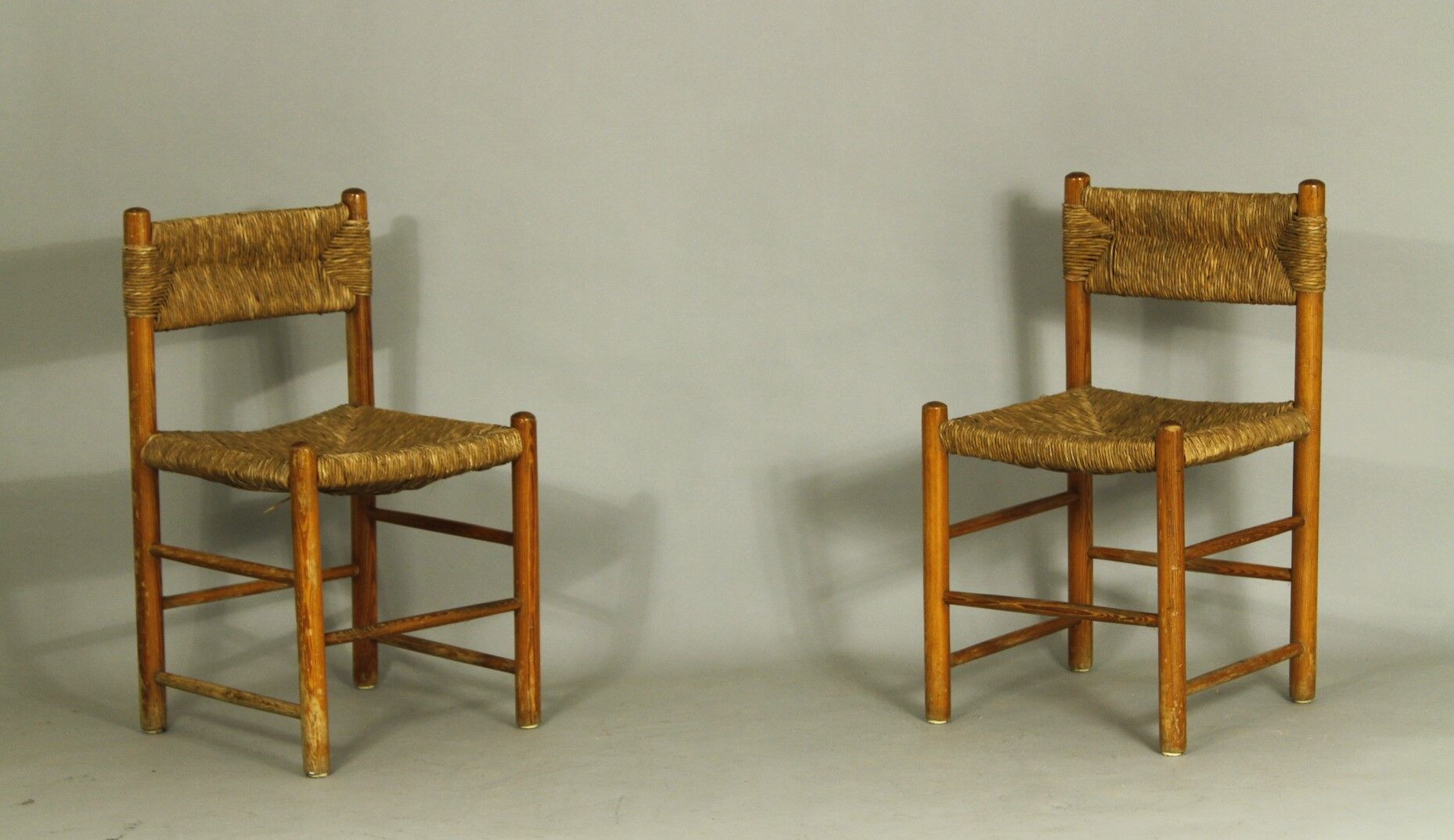 Pair of Dordogne Chairs for Robert Sentou, 1970s
