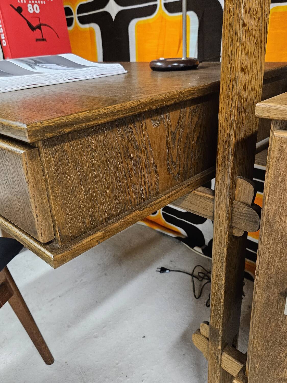 Vintage modular furniture 1970" library desk