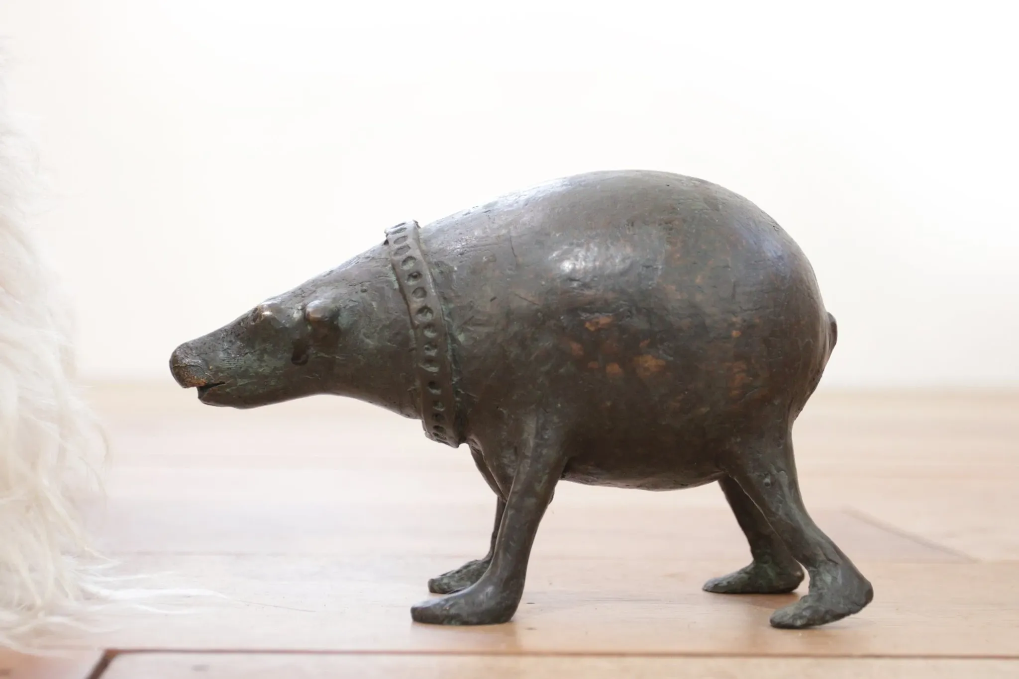 Bert Kiewiet – 'Het Tietenbeest', bronze fantasy creature, circa 1980