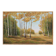Cuadro con paisaje de álamos pintado al oleo sobre lienzo. Oil painting