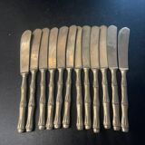 Ensemble de 140 pièces service bambou laiton doré