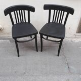 Pair of vintage bistro chairs