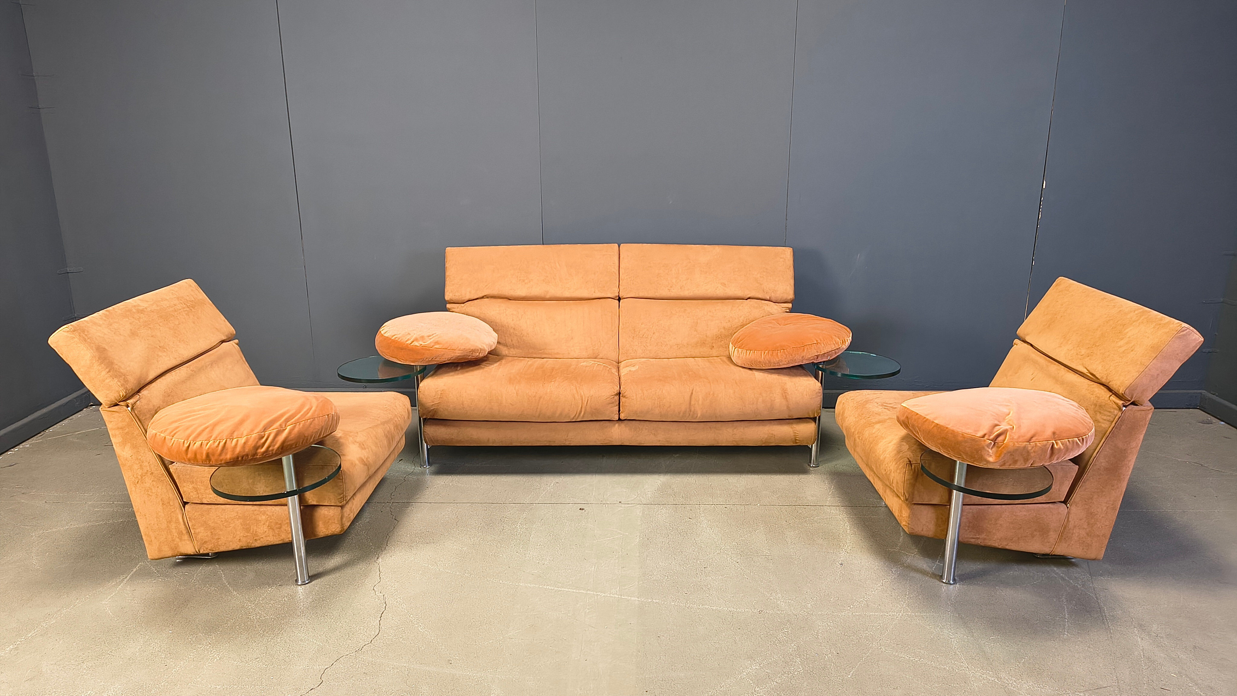Arca sofa set by Paolo Piva for B&B Italia, 1980s