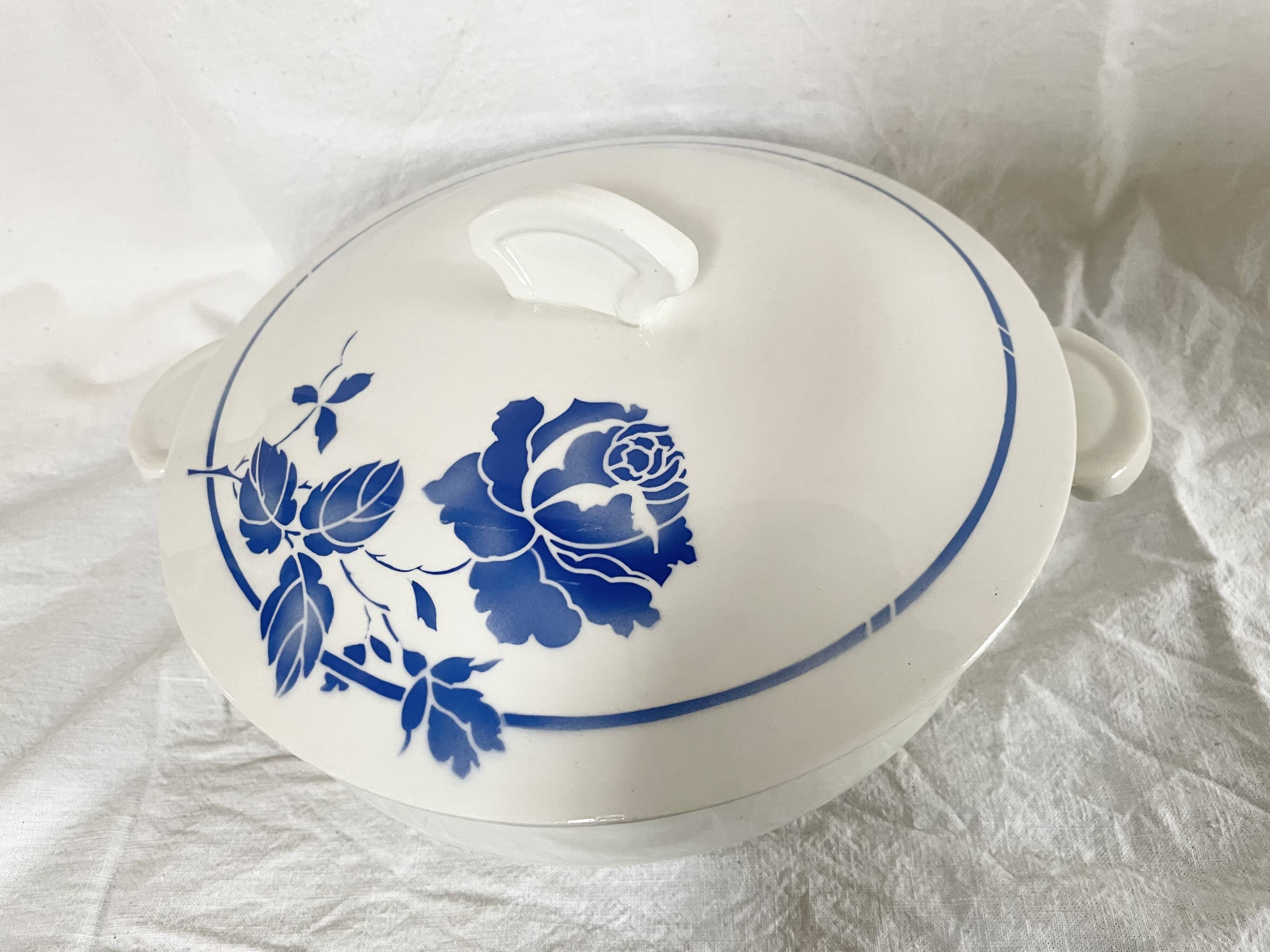Moulin des Loups and Hamage earthenware tureen