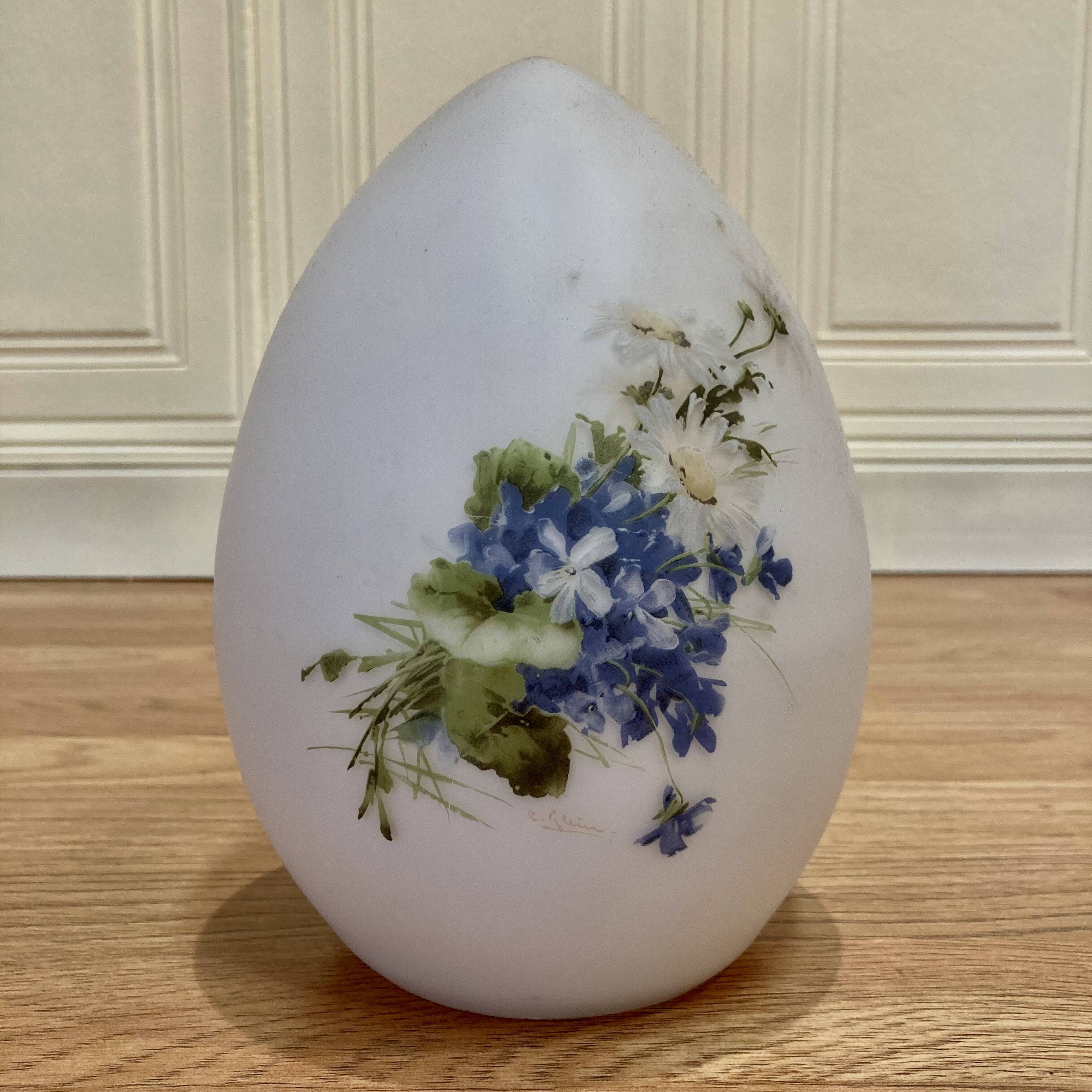 Pair of opaline lamps Design 1950 "Ben Swildens".