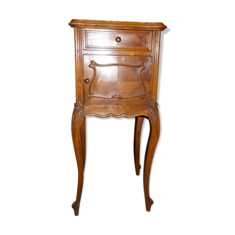 Walnut bedside table