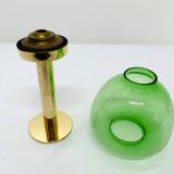 Scandinavian candle holder Hans-Agne Jakobsson Claudia green L10232 1960