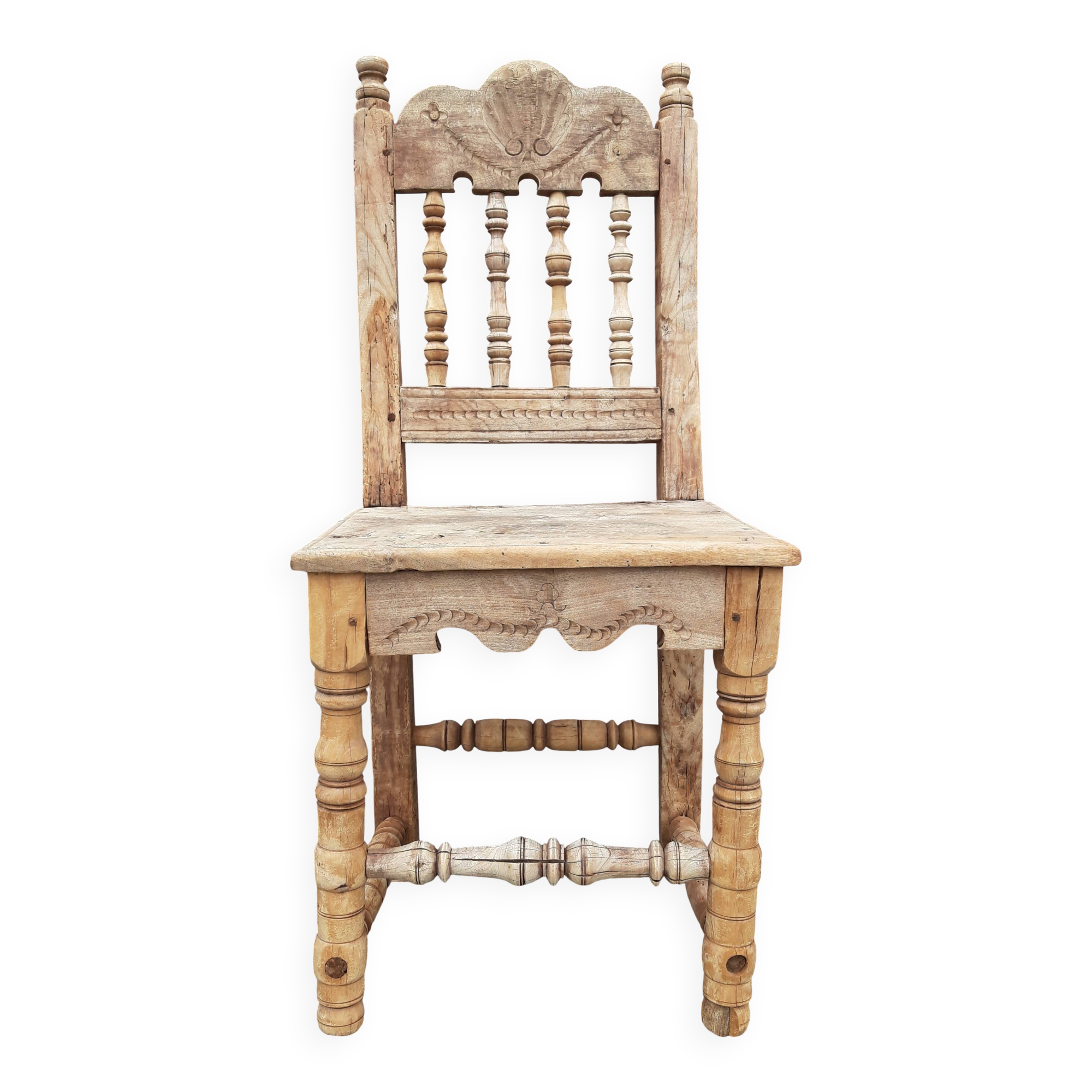 Antique wooden chair.