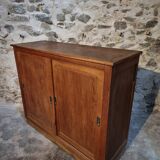 Oak sliding door wardrobe, 1920s