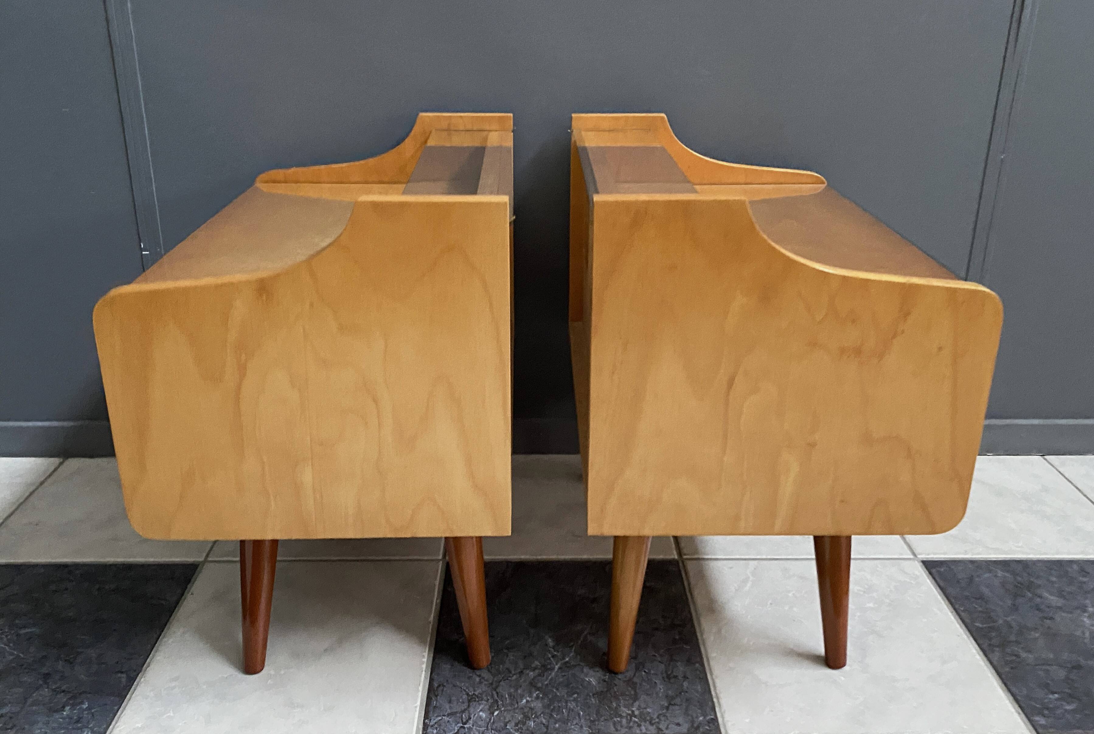 set of 2 nightstands from the 60s