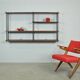 Étagère murale en bois vintage, Pays-Bas 1970