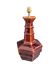 Pied de lampe vintage en céramique marron