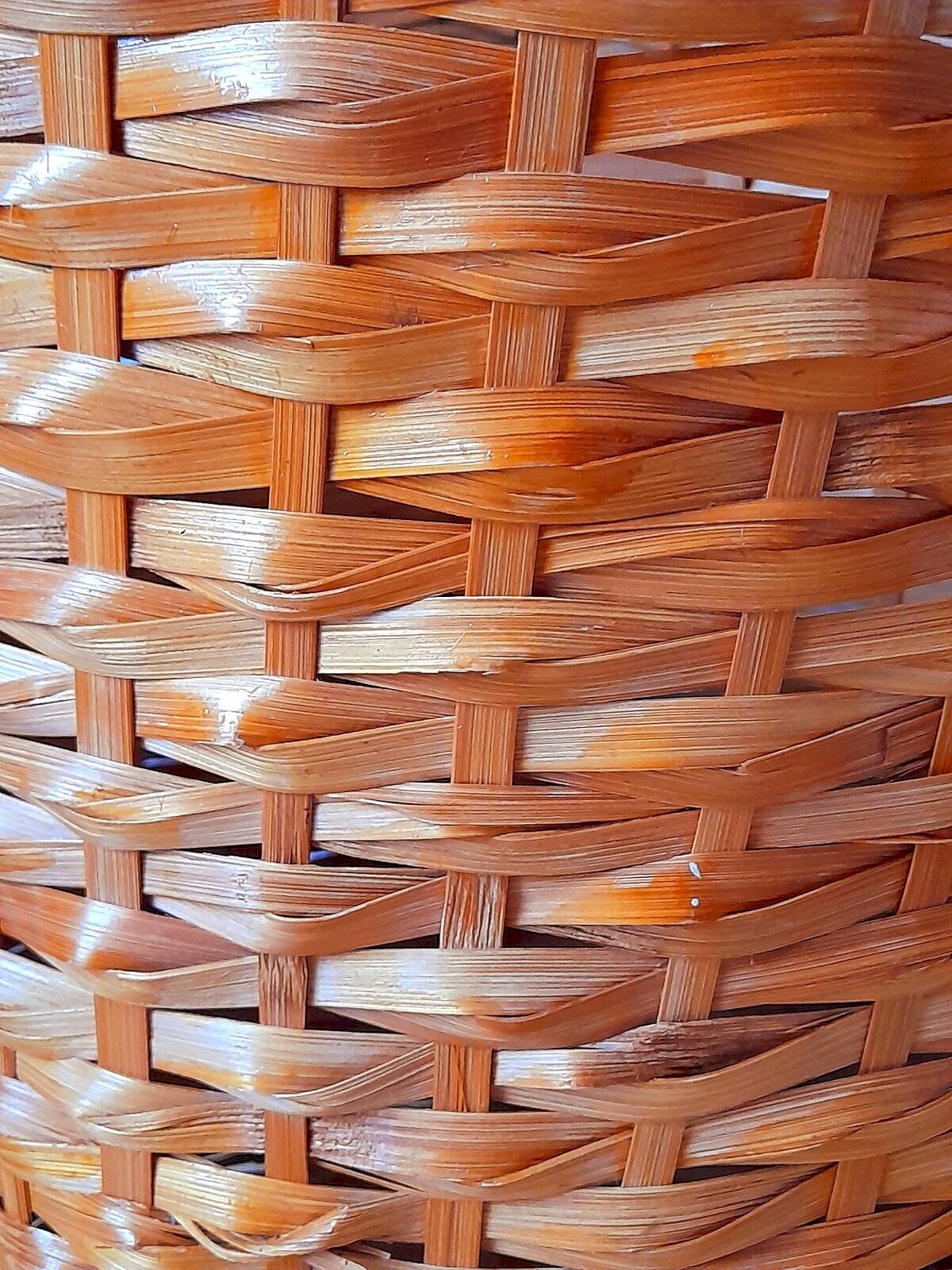 Waste paper basket or wicker plant pot