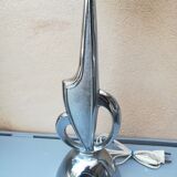 Lampe space age vintage chrome 70