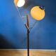 Vintage dijkstra mushroom swing arm space age floor lamp