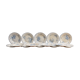 Lot d'assiettes en faience U&C Sarreguemines