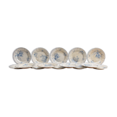 Lot d'assiettes en faience U&C Sarreguemines
