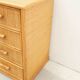 Commode en rotin, 1980