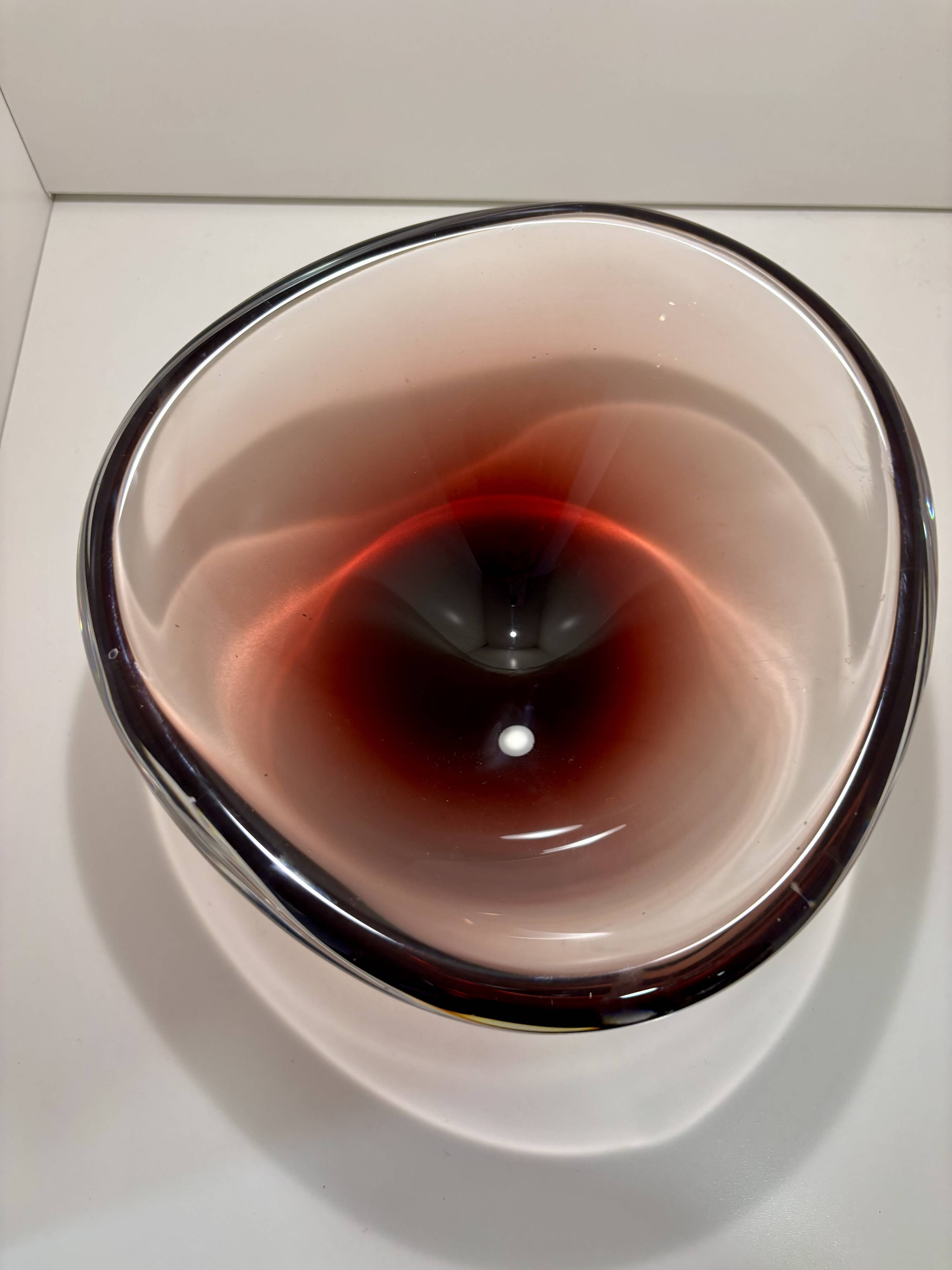 Glass bowl - Sven Palmqvist - Orrefors - Sweden - 1960