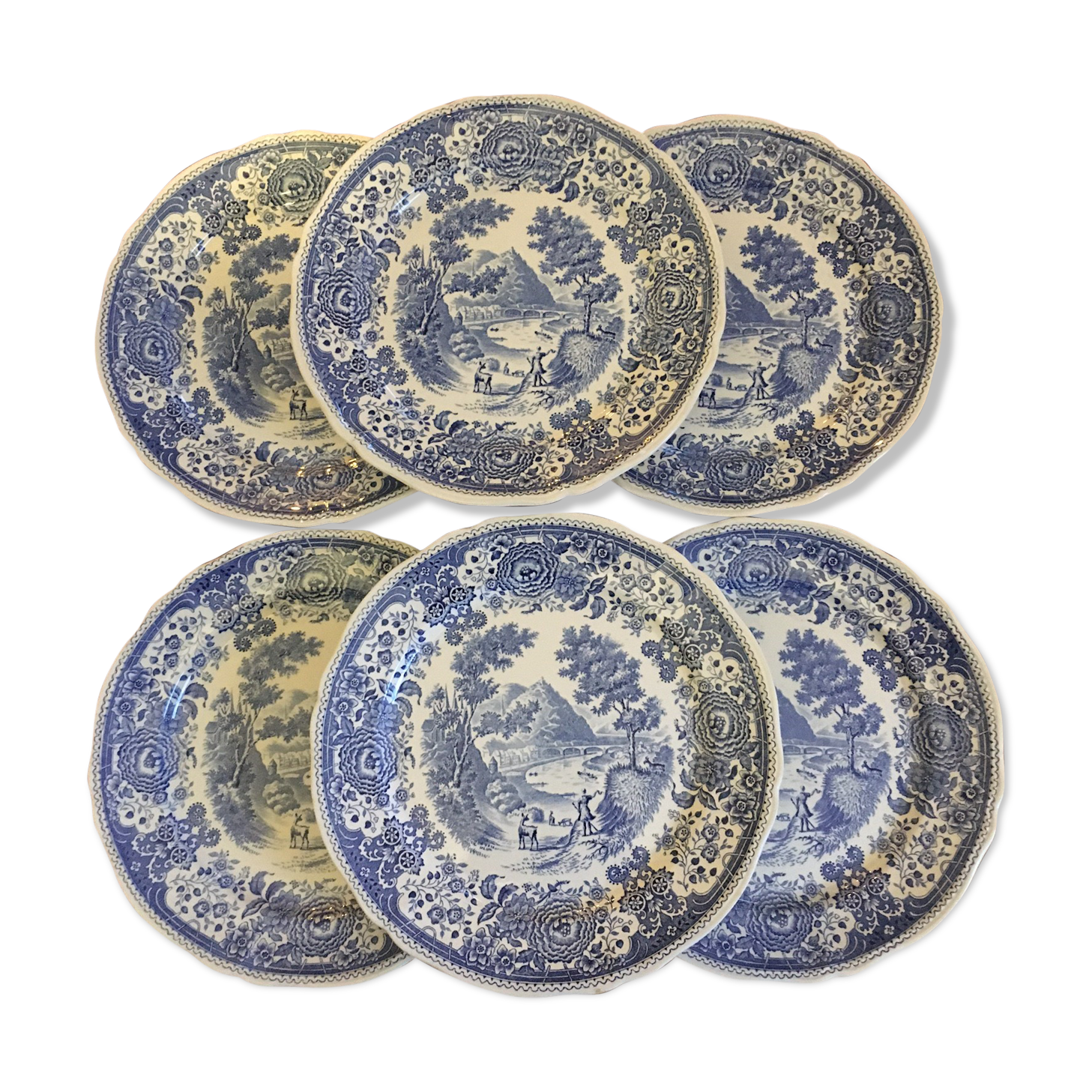 6 plates Villeroy and Boch model Burgenland