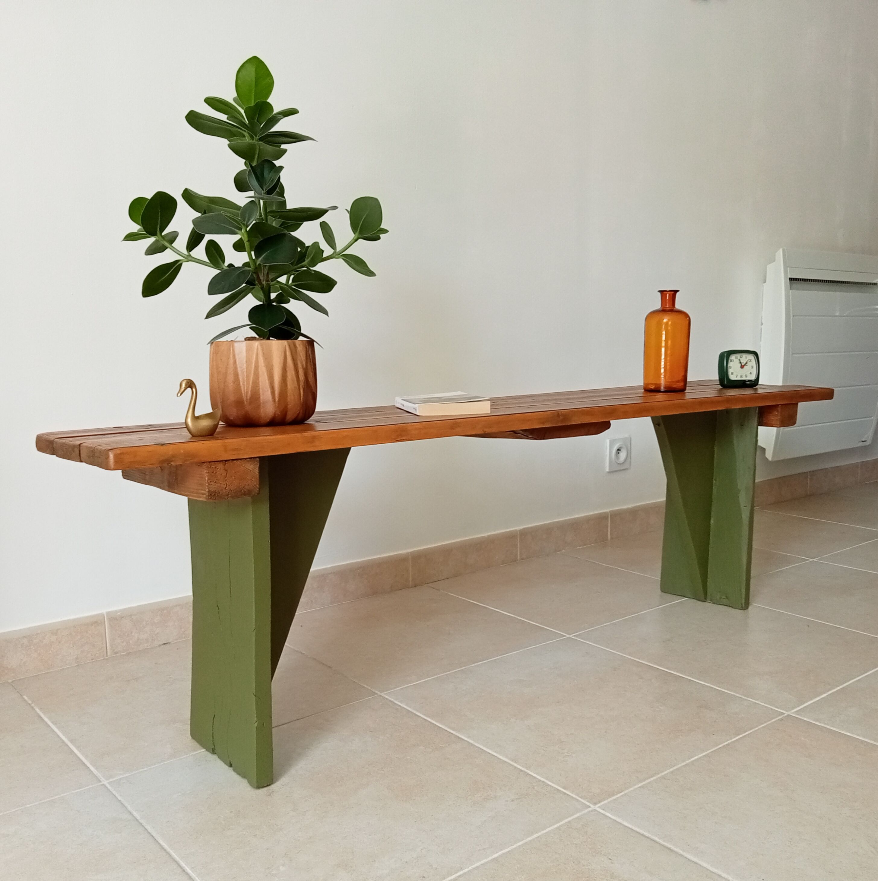 Vintage country bench 70s