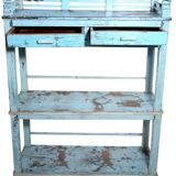 Antique Burmese teak shelf