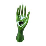 Hand-shaped baguier vase