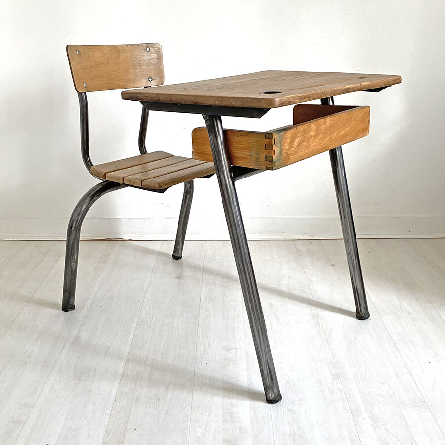 50's vintage school desk