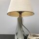 Moulded glass lamp
