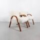 Paire de chaises Steiner Sheepskin Bow, 1948,