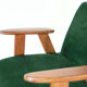 Fauteuil scandinave retapissé