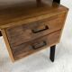 Vintage desk in birch veneer of years 60