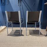 Pair of FPE chairs by Ron Arad for Kartell black Italy 2000s