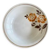 Antique earthenware salad bowl from Saint-Amand (North)