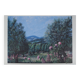 Jean marais: provence, olive groves in summer, signed lithograph