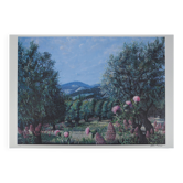 Jean marais: provence, olive groves in summer, signed lithograph