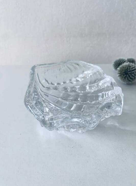 Glass holy water stoup