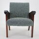 Fauteuil en chêne des années 1960, Tchécoslovaquie