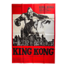 Affiche cinéma "King-Kong" Fay Wray, Schoedsack 120x160cm 1960