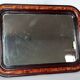 Old Napoleon III mirror in ogee frame, all original 49x37 cm SB