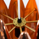 Rare copper “Kastor” pendel by Jo Hammerborg for Fog &